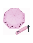 Obrázek z DOPPLER Fiber Magic Cats Family - dámský plně automatický deštník růžová 