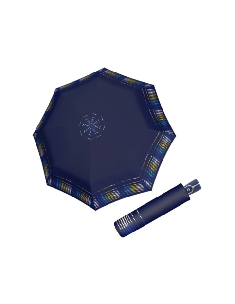 Obrázek z DOPPLER Fiber Magic AFTERGLOW – dámský plně automatický deštník modrá 
