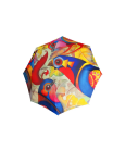 Obrázek z DOPPLER Modern Art BIRDIE - holový vystřelovací deštník vícebarevný 