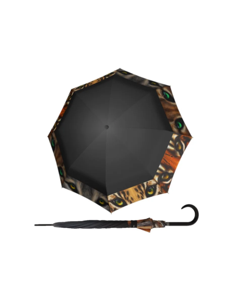 Obrázek z DOPPLER Modern Art WILDLIFE - holový vystřelovací deštník černá 