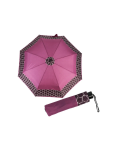 Obrázek z DOPPLER Fiber Mini Style - purple viola - dámský skládací deštník růžová 