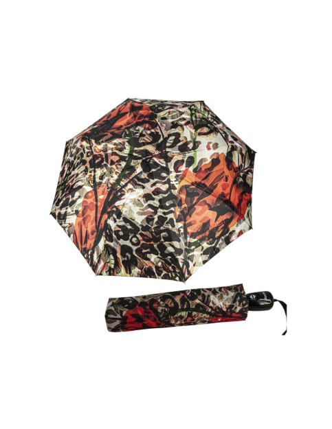 Obrázek z DOPPLER Fiber Magic Wild Poppy AC – dámský plně automatický deštník vícebarevný 