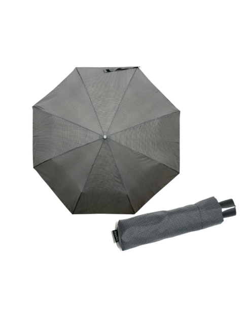 Obrázek z DOPPLER Mini Fiber - pánský skládací deštník šedá 