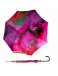 Obrázek z DOPPLER Carbonsteel Long AC MARBLE PINK - dámský holový vystřelovací deštník vícebarevný 