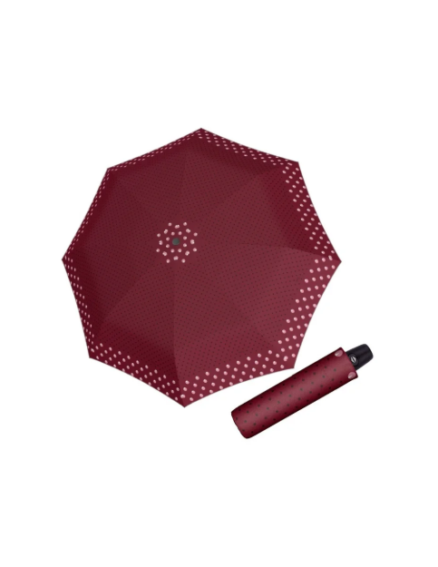 Obrázek z DERBY Hit Magic Twinkle - dámský plně automatický deštník červená 