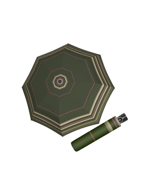 Obrázek z DOPPLER Fiber Magic Camoustripe - dámský plně automatický deštník zelená 