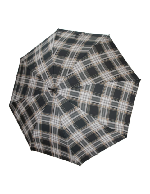 Obrázek z DERBY Hit Long - dámský/pánský holový vystřelovací deštník hnědá 