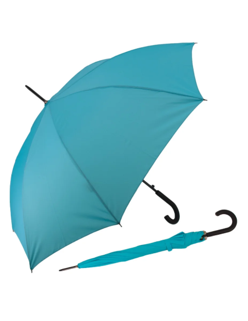 Obrázek z DERBY Hit Long Automatic Uni - dámský holový vystřelovací deštník modrá 