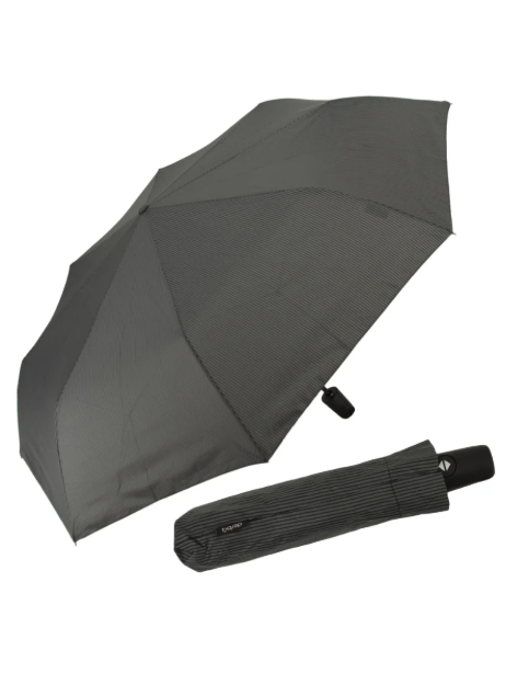 Obrázek z DERBY Hit Magic - pánský plně automatický skládací deštník šedá 