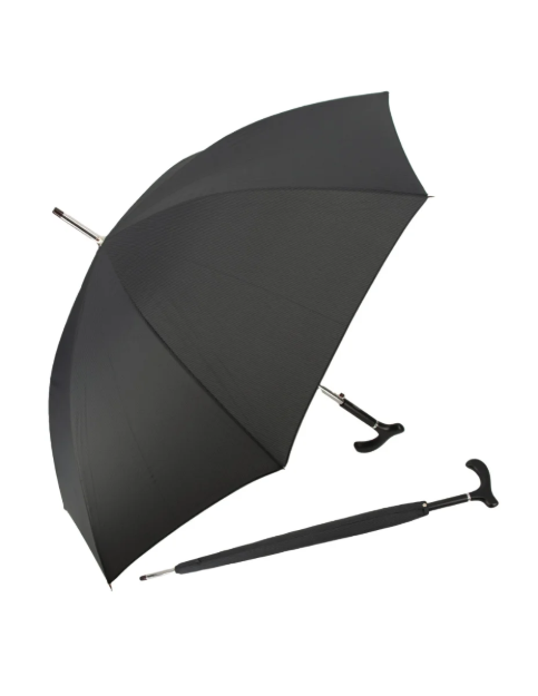 Obrázek z DOPPLER Steel Arnold Automatic Fritzgriff - pánský holový vystřelovací deštník šedá 