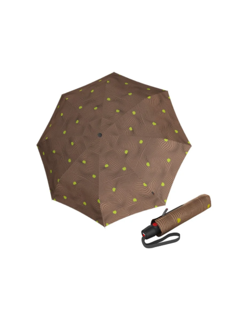 Obrázek z KNIRPS T.200 MEDITATE TAUPE - EKO elegantní plně automatický deštník hnědá 