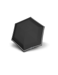 Obrázek z KNIRPS ROOKIE BLACK REFLECTIVE - lehký skládací deštník černá 