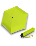 Obrázek z KNIRPS ROOKIE LIME REFLECTIVE - lehký skládací deštník zelená 