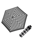 Obrázek z DOPPLER Fiber Havanna Black&White - dámský skládací deštník bílá 