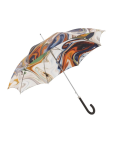 Obrázek z DOPPLER MANUFAKTUR Elegance Boheme Marmo - dámský luxusní deštník s potiskem vícebarevný 