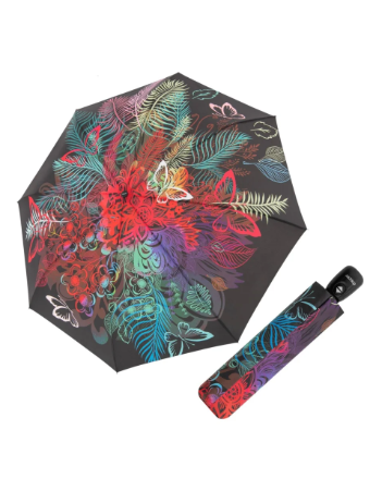 Obrázek DOPPLER Fiber Magic Daisy AC – dámský plně automatický deštník vícebarevný