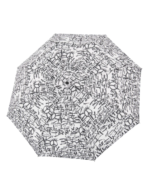 Obrázek z DERBY Hit Lang AC Graffiti - dámský holový vystřelovací deštník vícebarevný 