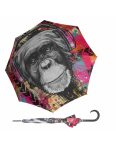 Obrázek z DOPPLER Modern Art Monkey- holový vystřelovací deštník vícebarevný 