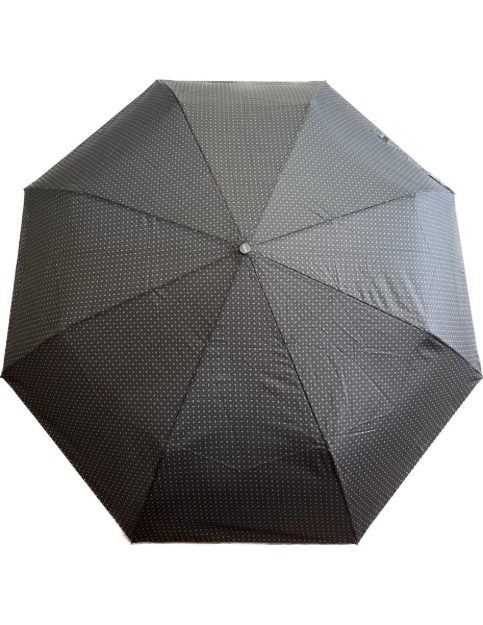 Obrázek z DOPPLER Fiber Magic big Chester black diamond, RH Holz Griff - pánský plně automatický deštník světle šedá 