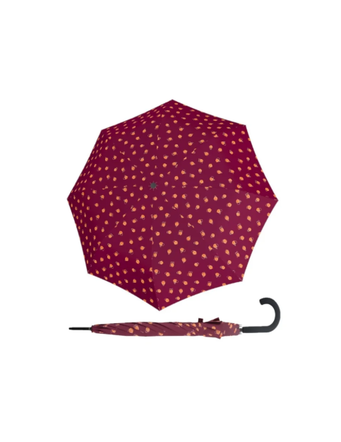 Obrázek z DERBY Hit Lang AC Candy Berry - dámský holový vystřelovací deštník bordó (vínová) 