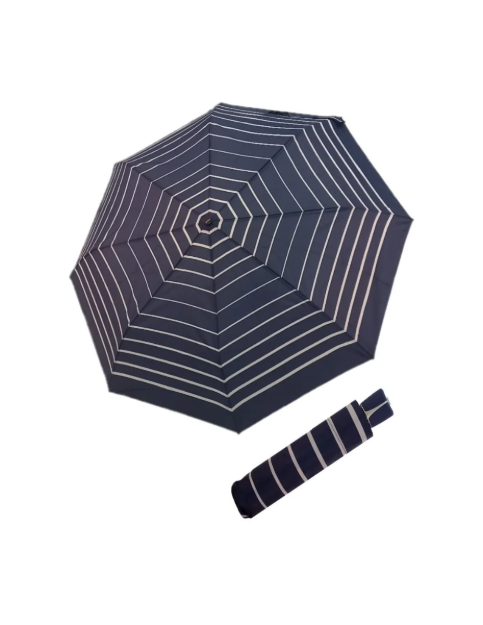 Obrázek z DOPPLER Fiber Mini Timeless - dámský skládací deštník modrá 