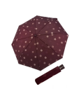 Obrázek z DOPPLER Fiber Mini Timeless - dámský skládací deštník vínová 