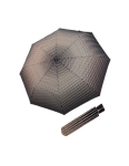 Obrázek z DOPPLER Fiber Mini Black White traces - dámský skládací deštník bílá 