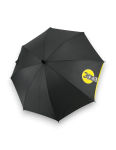 Obrázek z DERBY Dětský holový vystřelovací deštník s potiskem černá 