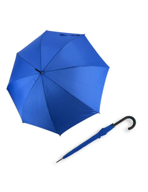 Obrázek z DERBY Hit Long Automatik - dámský holový vystřelovací deštník modrá 