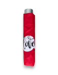 Obrázek z DOPPLER Mini Light Kids Red Love - dětský skládací deštník červená 