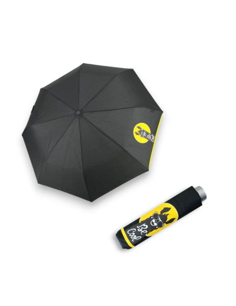 Obrázek z DOPPLER Mini Light Kids Black Lama - dětský skládací deštník černá 