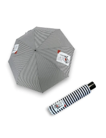 Obrázek DOPPLER Mini Fiber Take me to Paris - dámský skládací deštník bílá