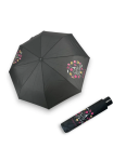 Obrázek z DOPPLER Mini Fiber Paris je Taime - dámský skládací deštník černá 