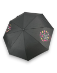 Obrázek z DOPPLER Mini Fiber Paris je Taime - dámský skládací deštník černá 