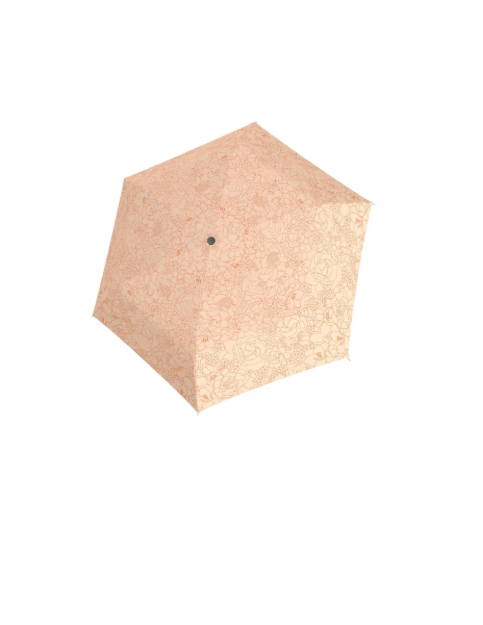 Obrázek z DOPPLER Fiber Havanna Giardino soft orange - dámský skládací deštník oranžová 
