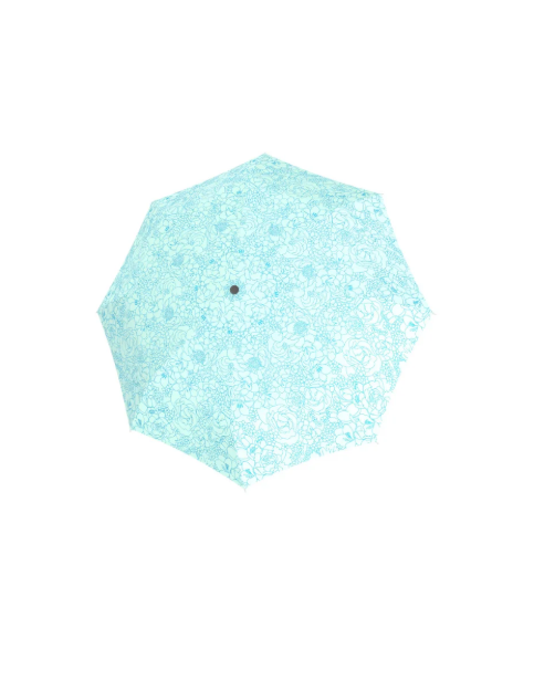 Obrázek z DOPPLER Fiber Mini Giardino mystic blue- dámský skládací deštník modrá 