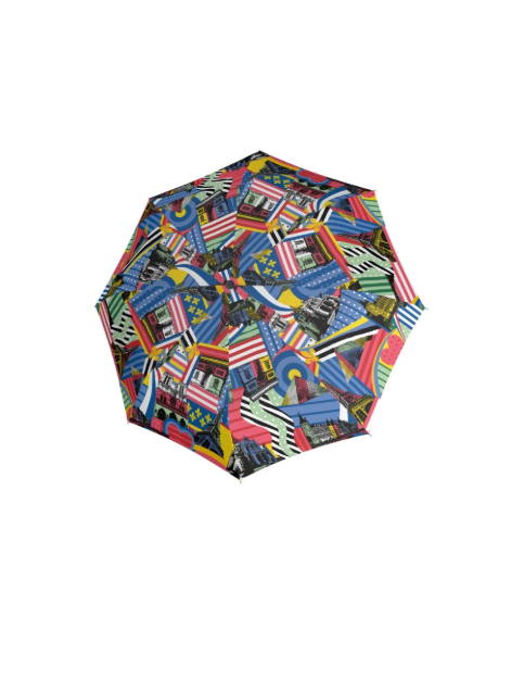 Obrázek z Knirps T .760 Stick Automatic paris pop- elegantní holový vystřelovací deštník vícebarevný 