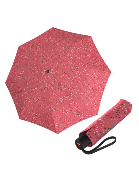 Obrázek z Knirps A.050 medium manual swarm coral - elegantní skládací deštník vícebarevný 