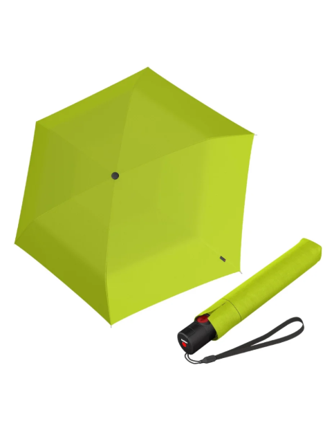 Obrázek z Knirps U.200 Duomatic Lime - elegantní dámský plně automatický deštník světle zelená 