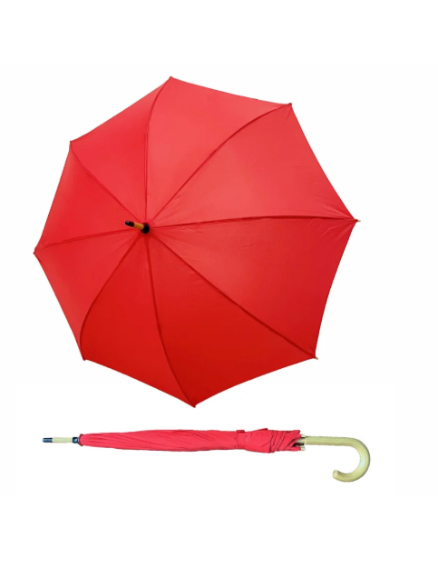 Obrázek z DOPPLER Bern - holový vystřelovací deštník, červený červená 