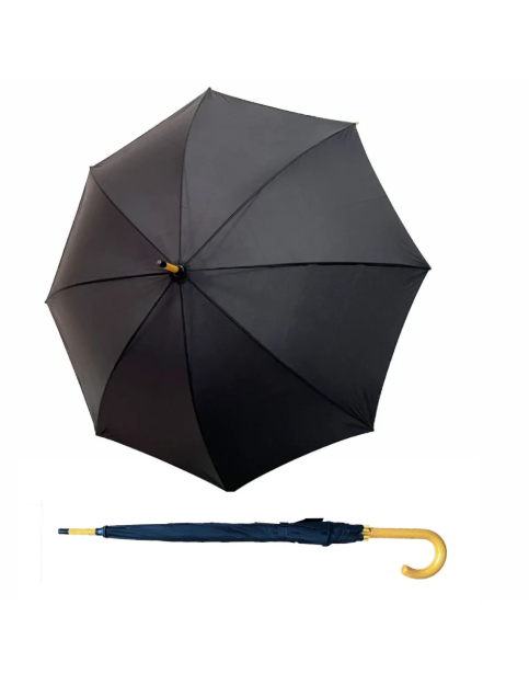 Obrázek z DOPPLER Bern - holový vystřelovací deštník, černý černá 