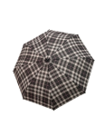 Obrázek z DOPPLER Magic Fiber Karo - dámský plně automatický deštník světle šedá 