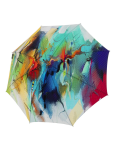 Obrázek z DOPPLER MANUFAKTUR Elegance AC Bohéme ART - dámský luxusní deštník s potiskem vícebarevný 