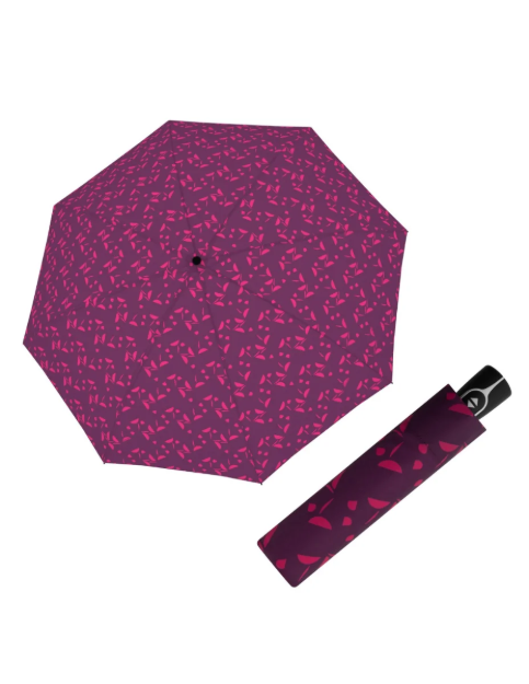 Obrázek z DOPPLER Fiber Magic Joy red – dámský plně automatický deštník 