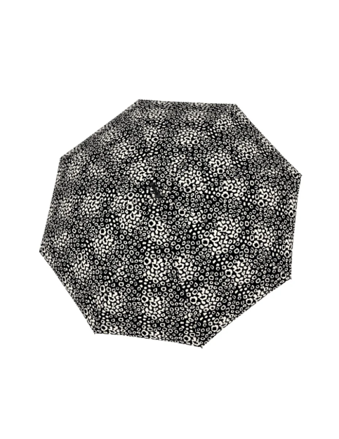 Obrázek z DERBY Lang Hit AC Loop Black & White - dámský holový vystřelovací deštník bílá 