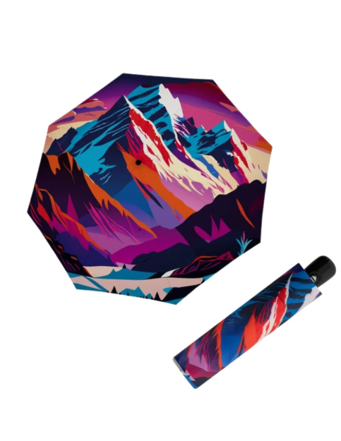 Obrázek z DOPPLER Modern Art Magic Mountain - dámský plně automatický deštník vícebarevný 