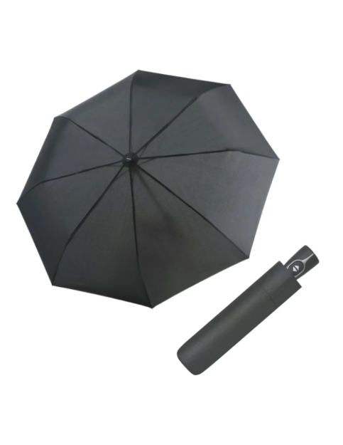 Obrázek z DOPPLER Fiber Magic Uni grey – plně automatický deštník šedá 