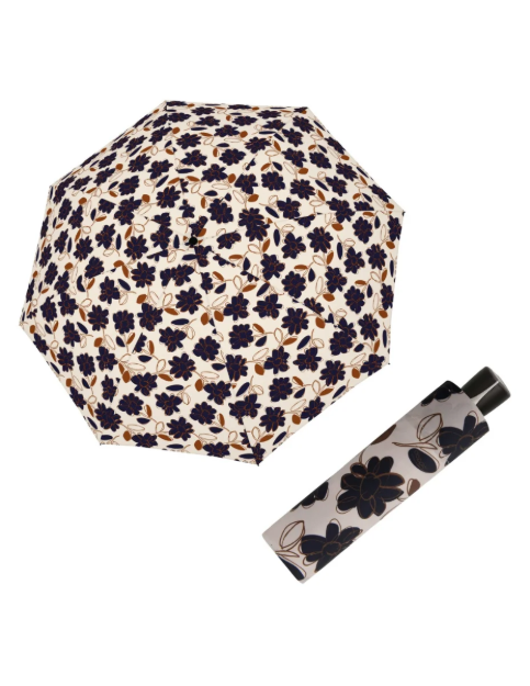 Obrázek z DOPPLER Fiber Mini Blossom - dámský skládací deštník červená 