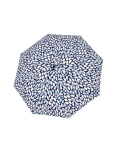 Obrázek z DOPPLER Fiber Mini Leaves blue - dámský skládací deštník 