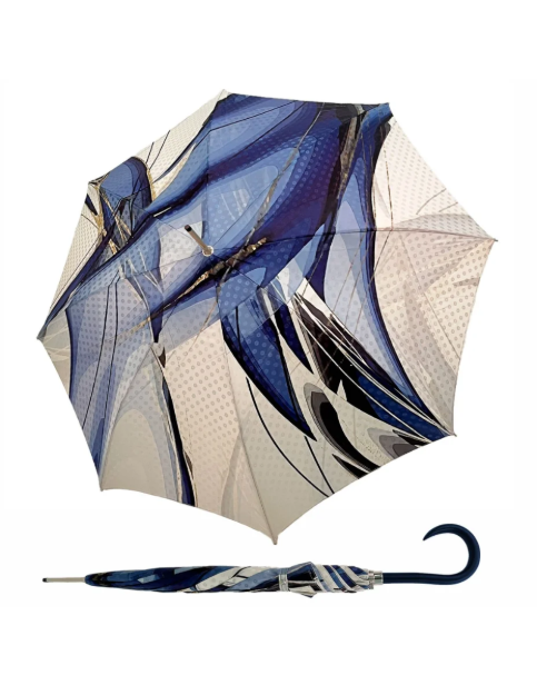 Obrázek z DOPPLER MANUFAKTUR Elegance AC Bohéme ART - dámský luxusní deštník s potiskem vícebarevný 